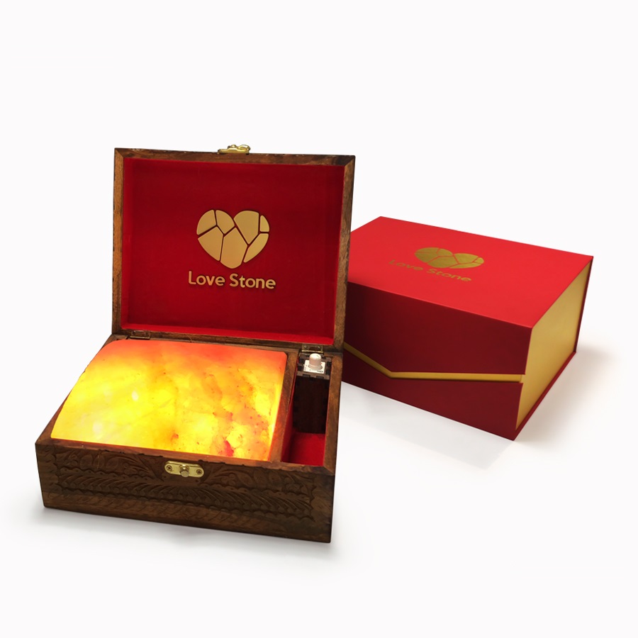 Hộp Đá Muối Massage Chân Love Stone Classic